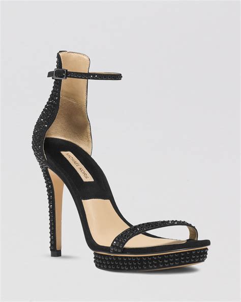 michael kors high heel platform sandals